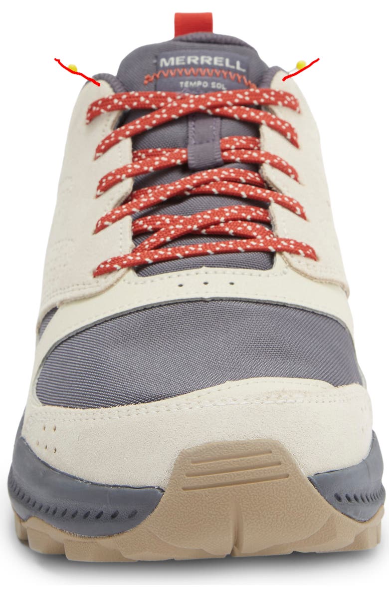 Merrell Tempo Sol Waterproof Hiking Boot, Alternate, color, Stucco/ Comet