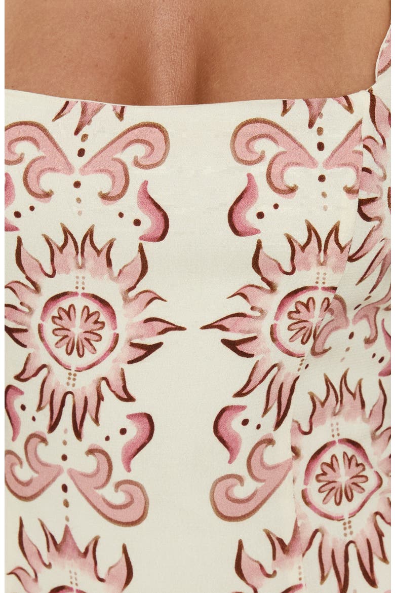 Maris Sleeveless Minidress, Alternate, color, CREAM / PINK