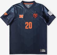 FANATICS Youth Fanatics Navy Chicago Bears Football x Football V-Neck Fan Top