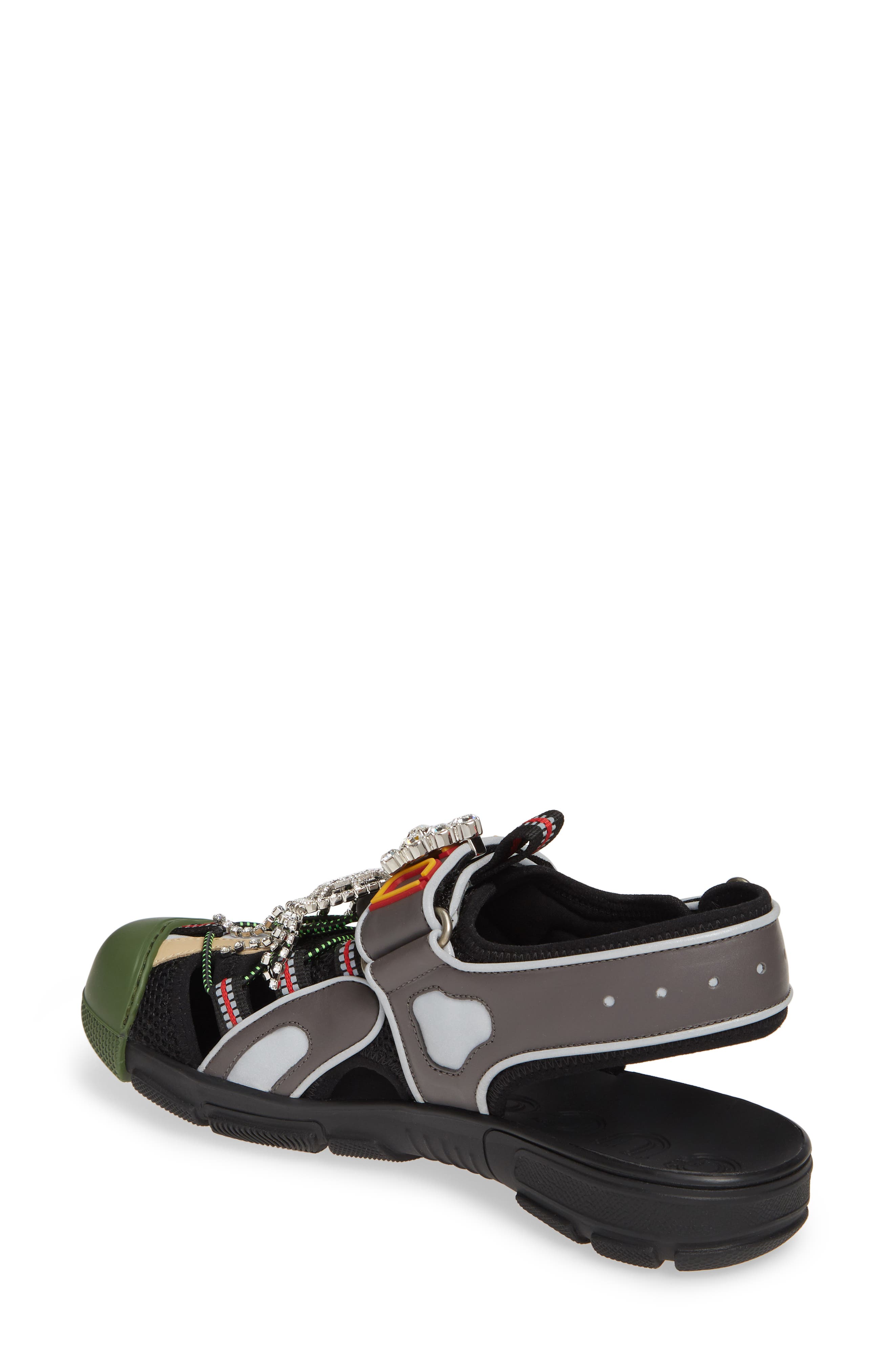 Gucci Tinsel Sport Sandal, Alternate, color, 