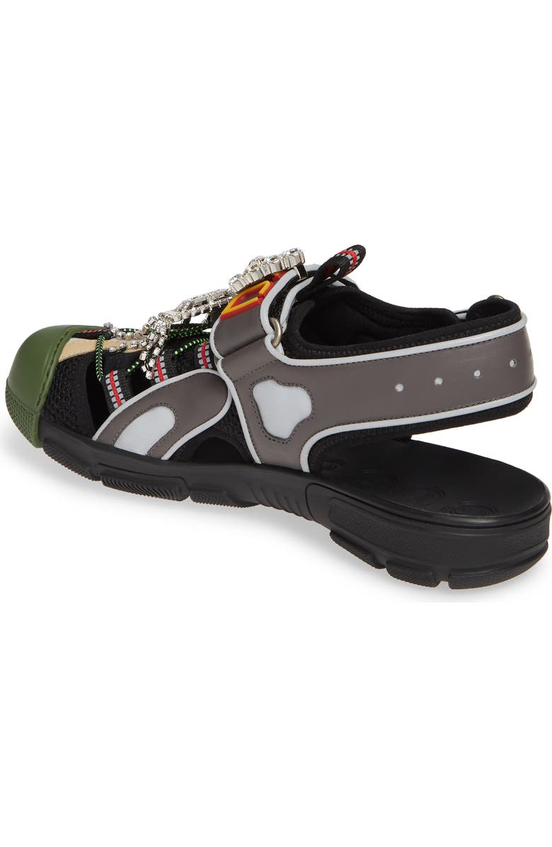 Gucci Tinsel Sport Sandal, Alternate, color,
