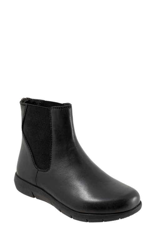 Softwalk ® Albany Chelsea Boot In Black Smooth