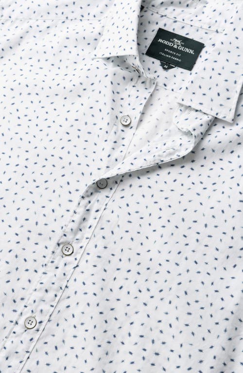 Rodd & Gunn Raview Scatter Print Short Sleeve Cotton Button-up Shirt