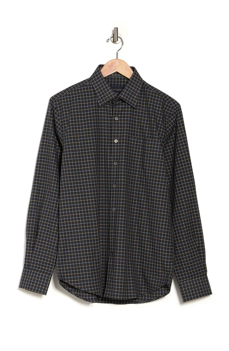Scott Barber Cotton Check Button-Down Shirt, Main, color,