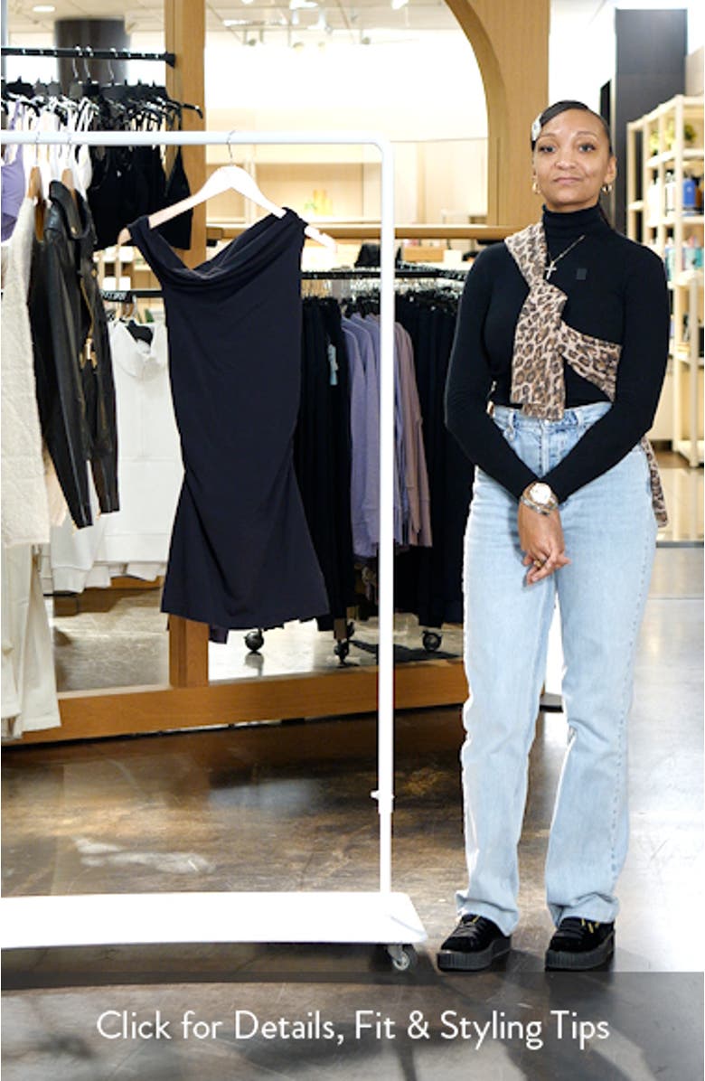 Marcou One-Shoulder Cotton Minidress, sales video thumbnail