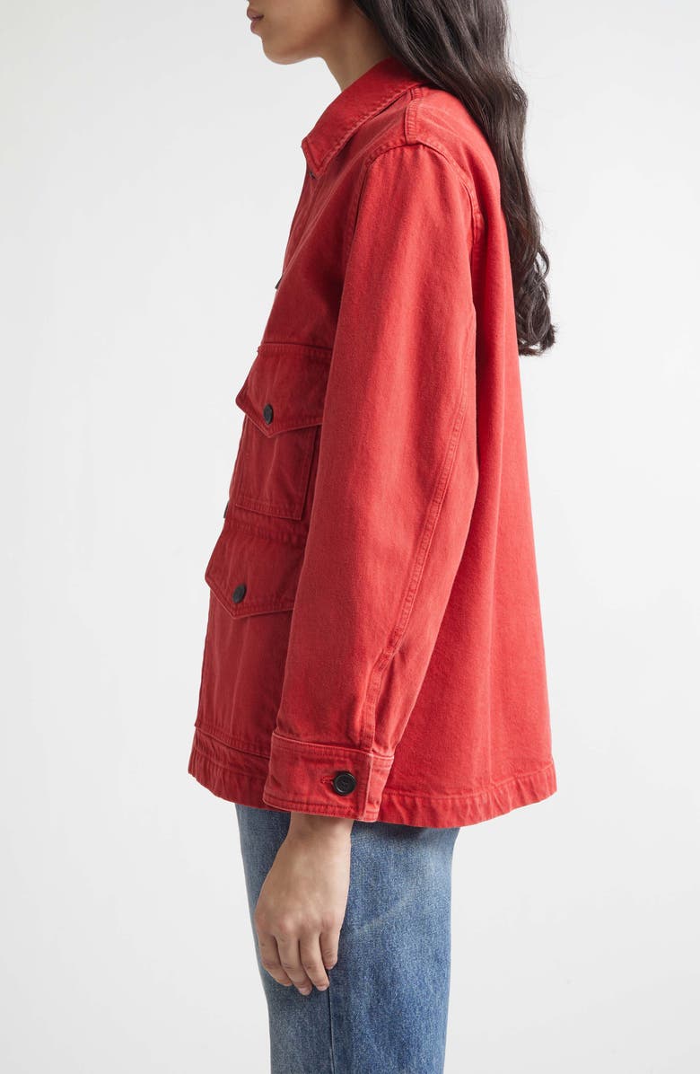 Nili Lotan Leroy Jacket, Alternate, color, Scarlet