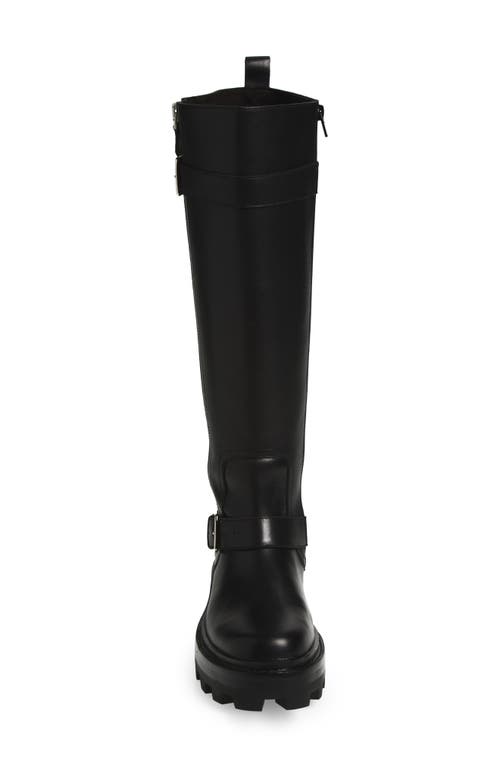 Jeffrey Campbell Sybill Lug Sole Knee High Boot In Black