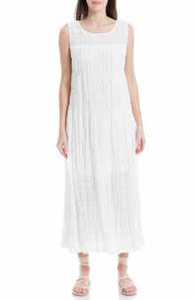 MAX STUDIO Sleeveless Tiered Maxi Dress