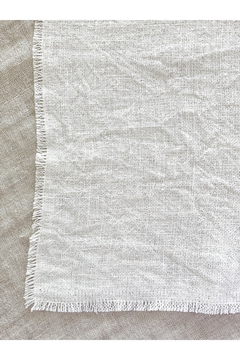 So Soft Linen Table Runner, Alternate, color, Navy Blue