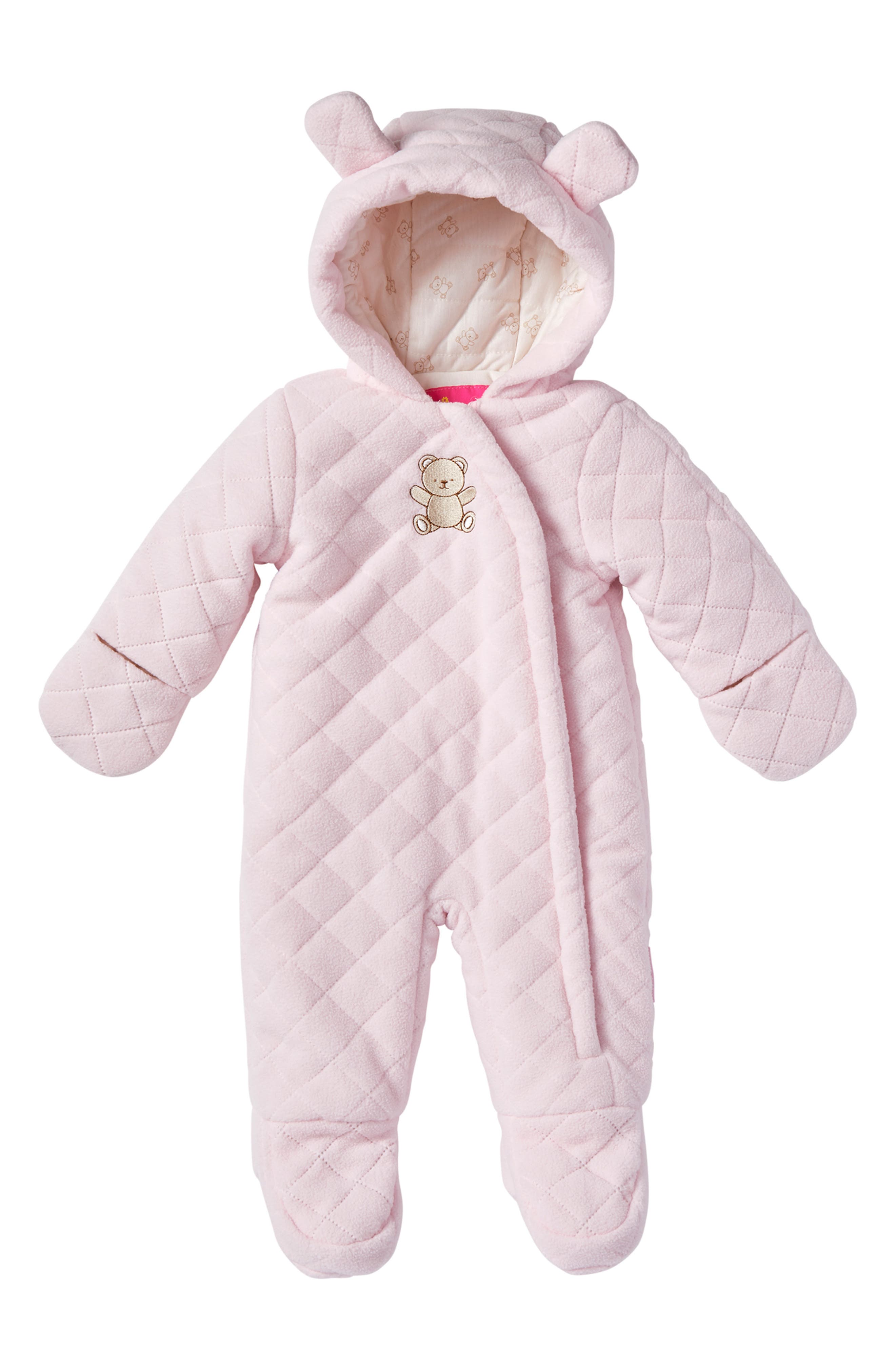 WIPPETTE Bear Hooded Quilted Pram