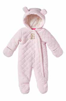 WIPPETTE Bear Hooded Quilted Pram
