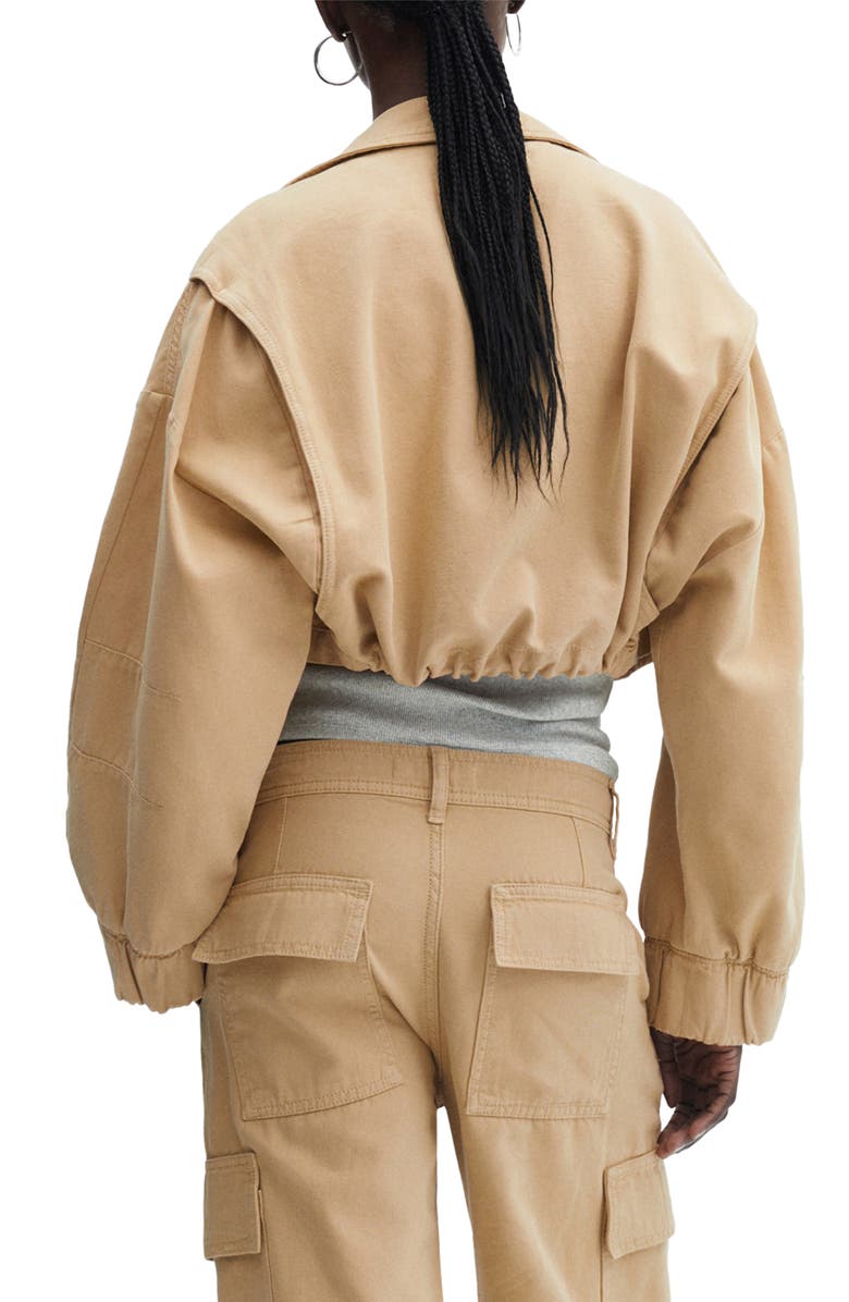 MANGO Pocket Crop Jacket, Alternate, color,