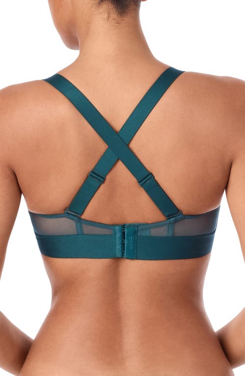 Dkny Sheers Strapless Underwire Bra In Blue
