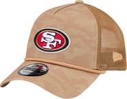 New Era Men's New Era Tan San Francisco 49ers Wheat Camo 9FORTY Adjustable Hat