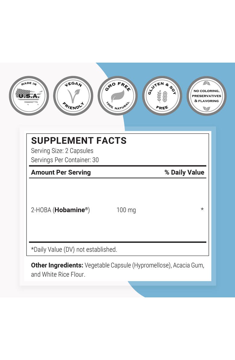 SuperSmart 2-HOBA 100mg, Alternate, color, NO COLOR