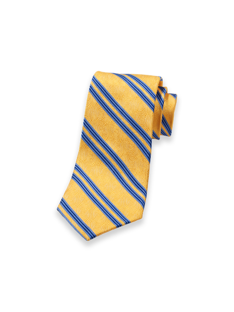 Patterned Woven Silk Tie