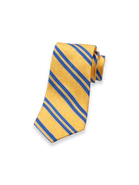 Paul Fredrick Patterned Woven Silk Tie