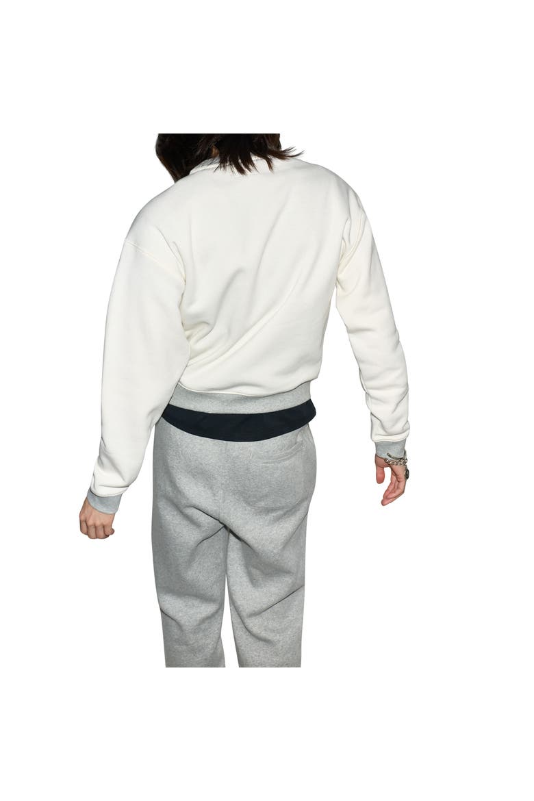 Emblem Crewneck, Alternate, color, Converse Egret