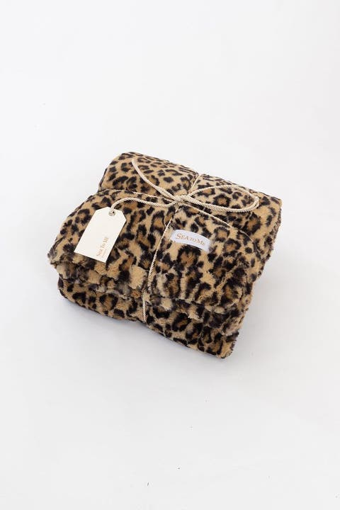 San Diego Safari Plush Faux Fur Throw Blanket
