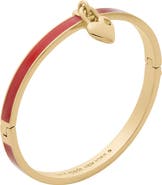 Kate Spade New York heart and spade enamel charm bracelet