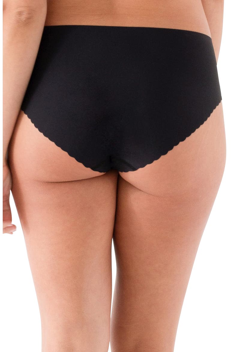 Period & Leak Resistant Everyday Super Light Absorbency Underwear, Alternate, color, BLACK