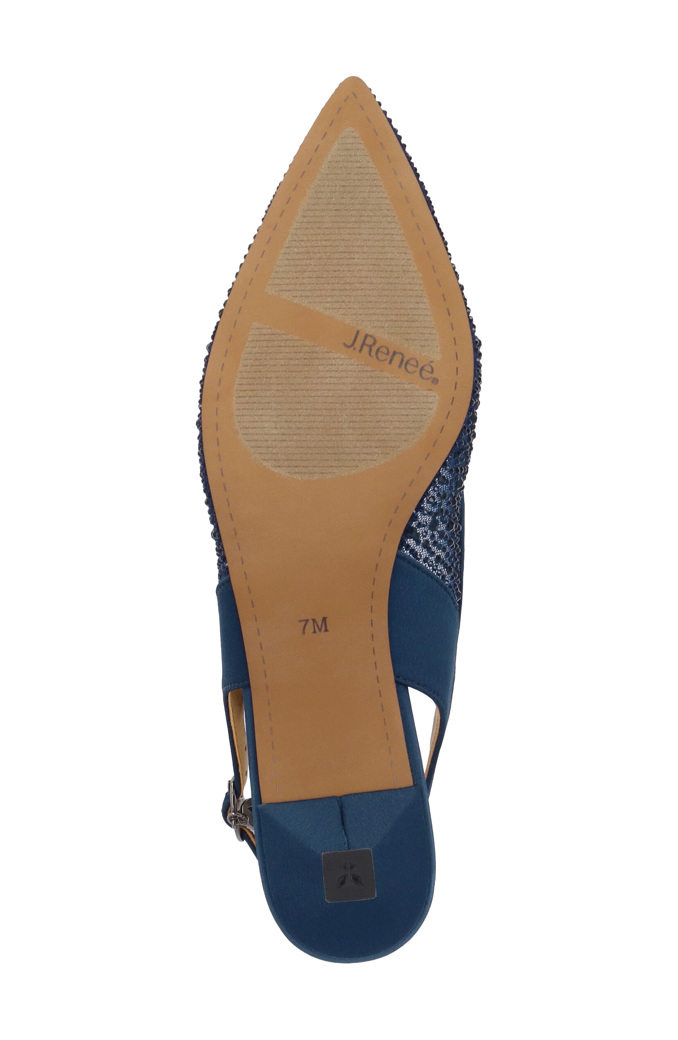 J. Reneé Alexsa Slingback Pointed Toe Pump, Alternate, color, Navy