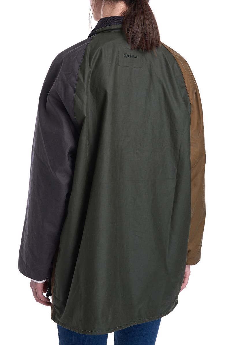 Barbour x ALEXACHUNG Patch Weatherproof Waxed Cotton Utility Jacket, Alternate, color, 