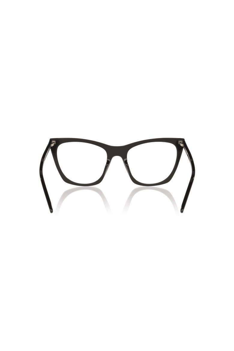 55mm Cat Eye optical glasses, Alternate, color, Black