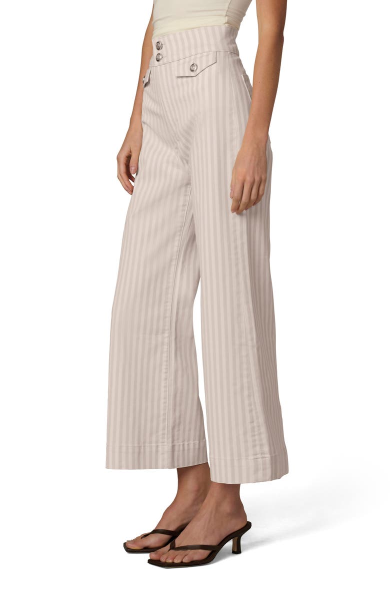 Joe's The Ellia Ankle Wide Leg Pants, Alternate, color, Natural Stripe