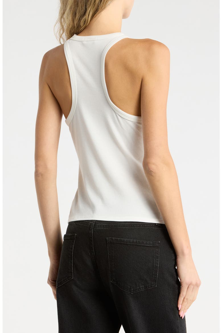Dean Rib Racerback Tank, Alternate, color, IVORY