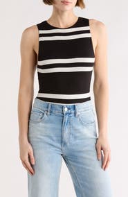 Alice + Olivia Rothy Stripe Bodysuit