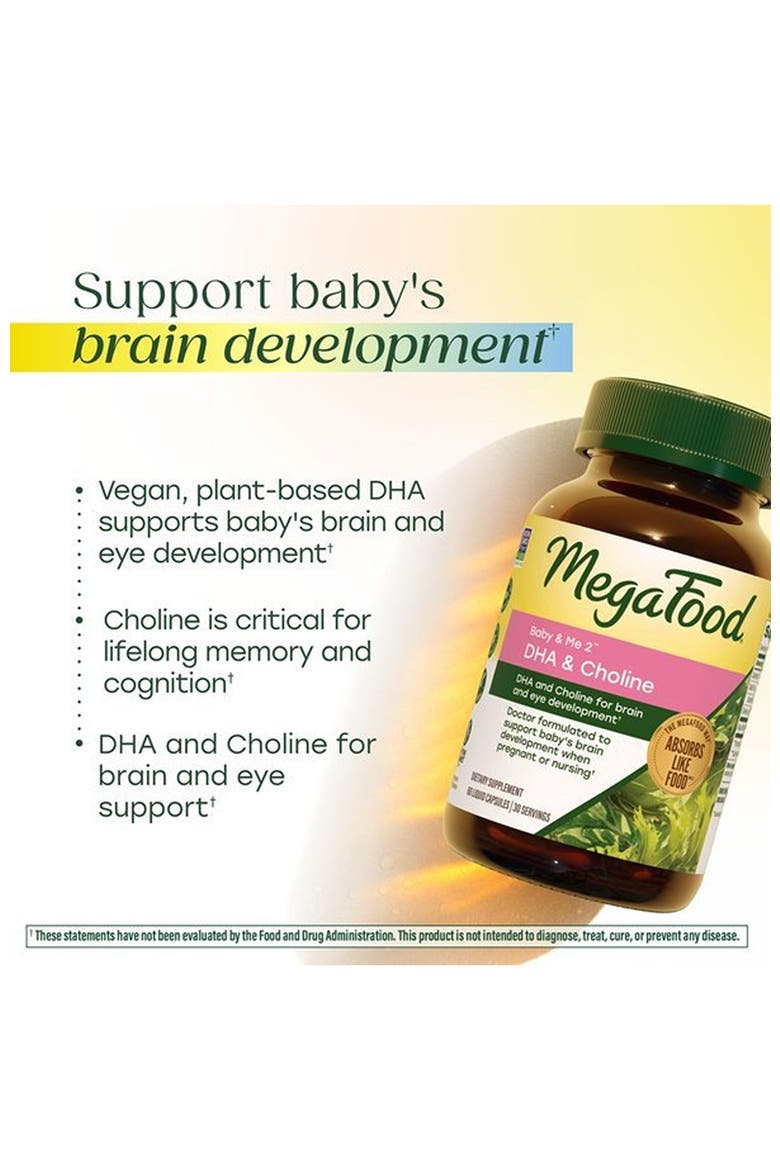 Baby & Me 2 Prenatal Dha & Choline for Women, Vegan, 60 Capsules, Alternate, color, None