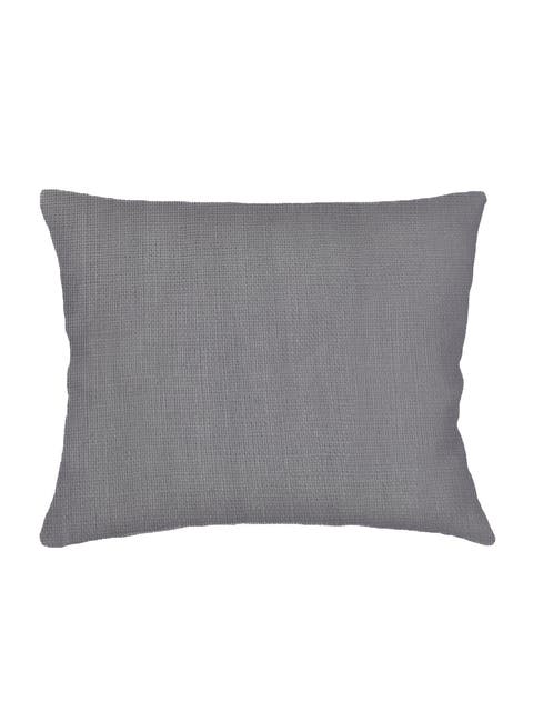 So Soft Linen Luxe Blue Dutch Euro Pillow with Down Alternative Insert