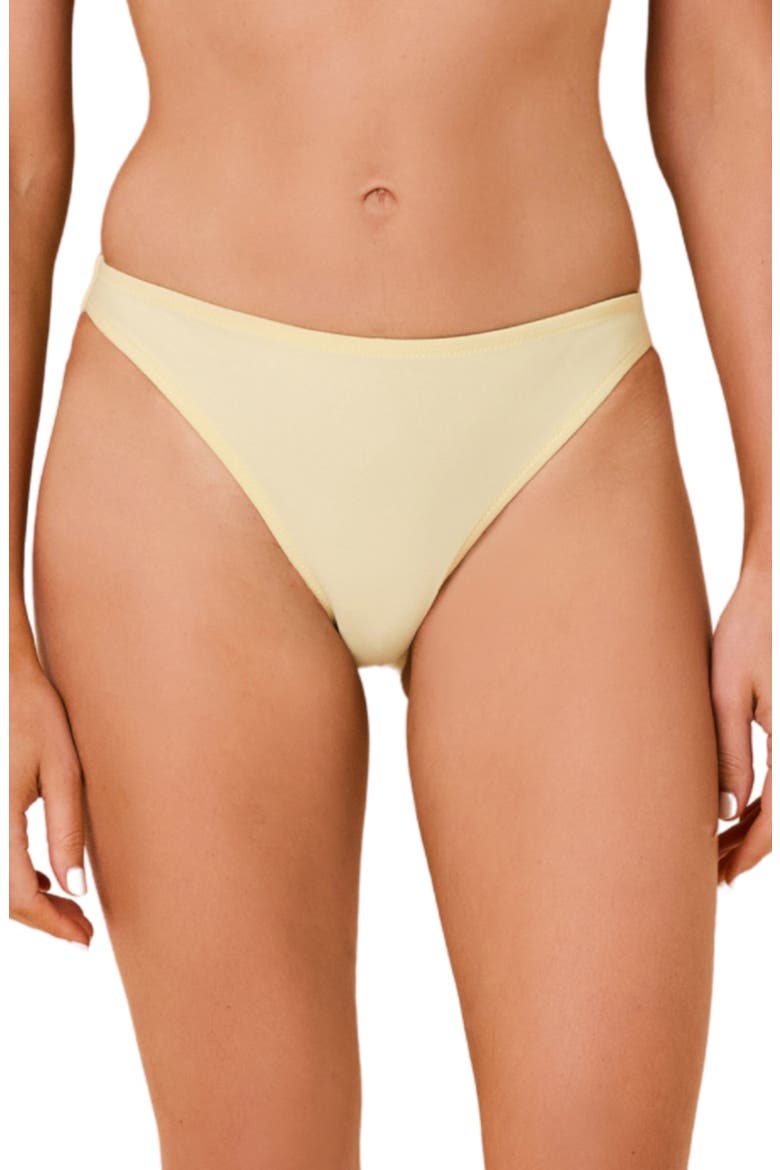 The Tati Reversible Bikini Briefs, Main, color, BUTTER / DARK CANAL