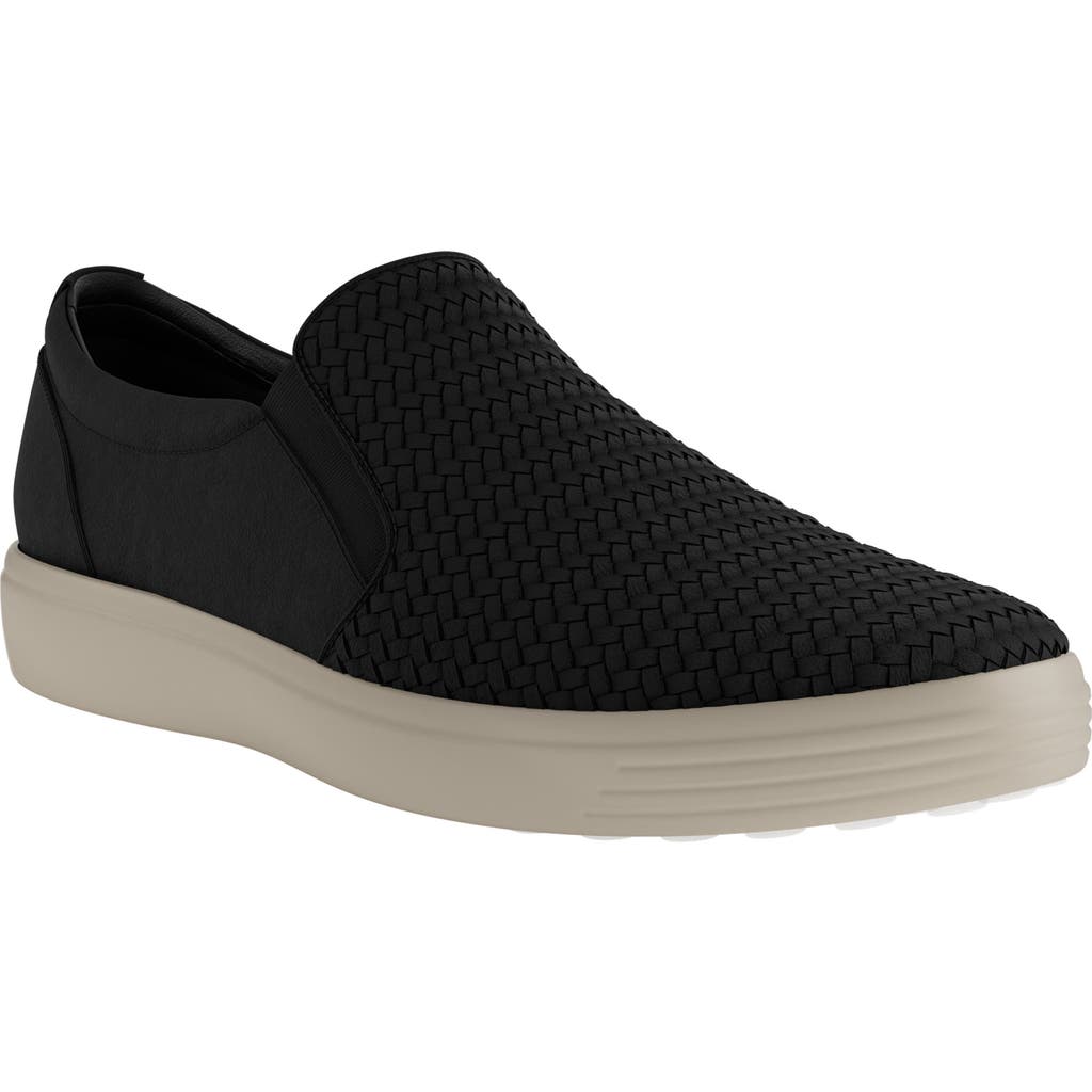 Ecco Soft 7 Slip-on Sneaker In Black