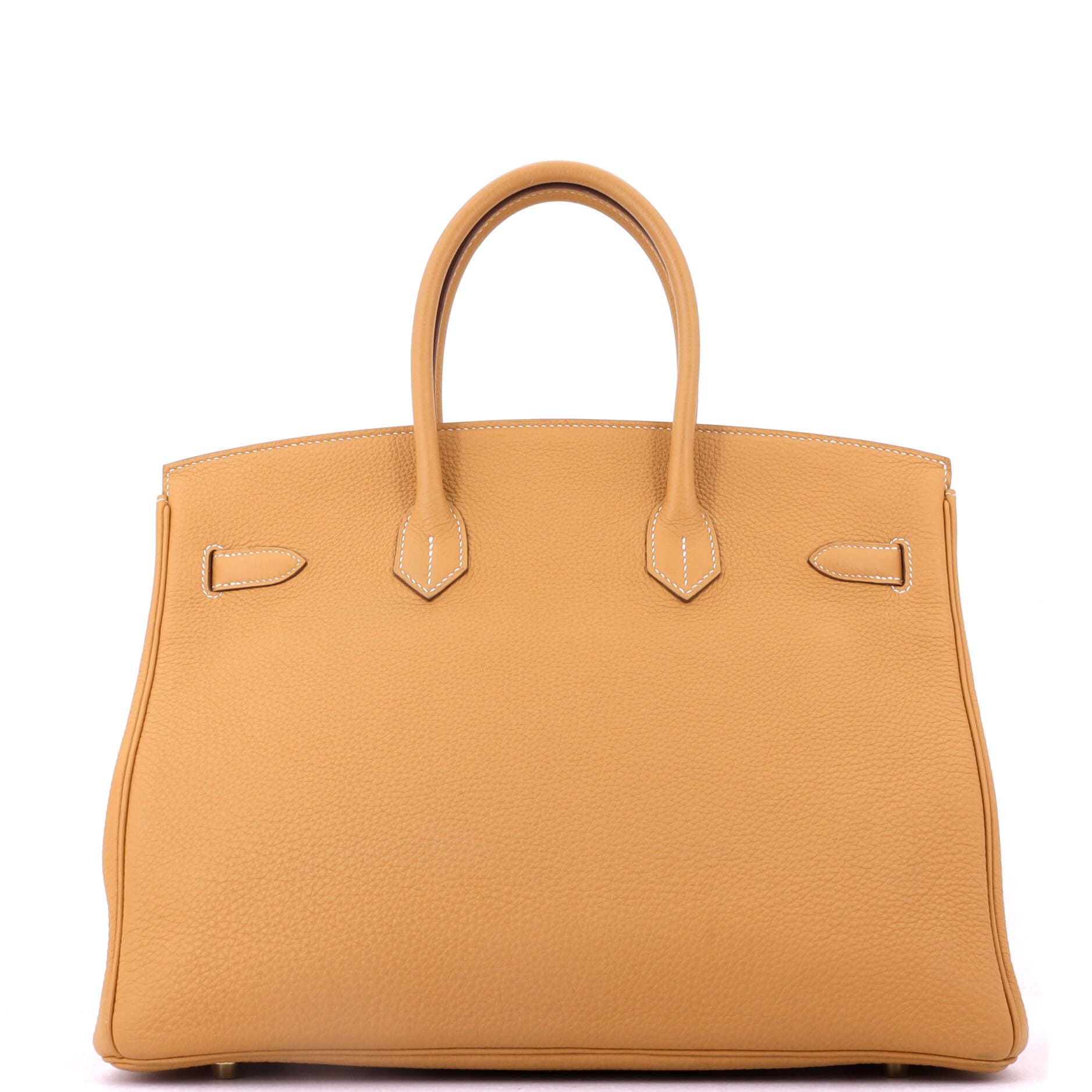 Pre-Owned Hermes Birkin Handbag Brown Togo with Gold Hardware 35, Alternate, color, Natural Sable