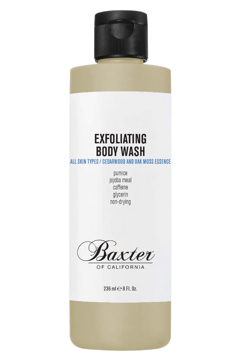 Cedarwood & Oakmoss Essence Exfoliating Body Wash, Main, color, NO COLOR