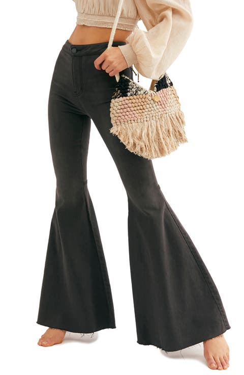 We the Free High Waist Flare Jeans (Smoke Stack)