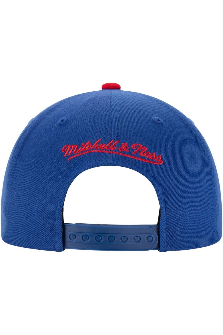 Men's Mitchell & Ness Royal/Red LA Clippers Two-Tone Wool Snapback Hat, Alternate, color, Royal