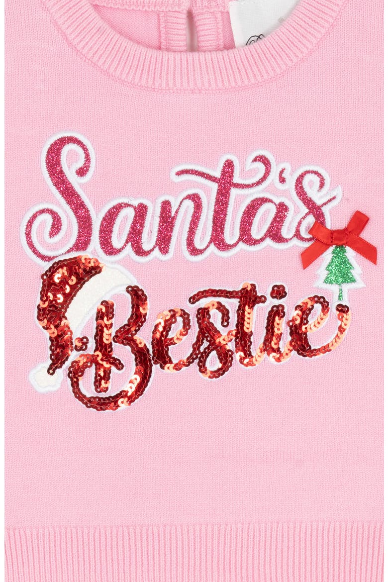 Kids' Santa Bestie Sweater & Tutu Set, Alternate, color, PINK