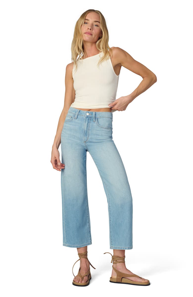 Joe's Jeans The Blake High Waist Crop Wide Leg Jeans, Alternate, color, Delightful