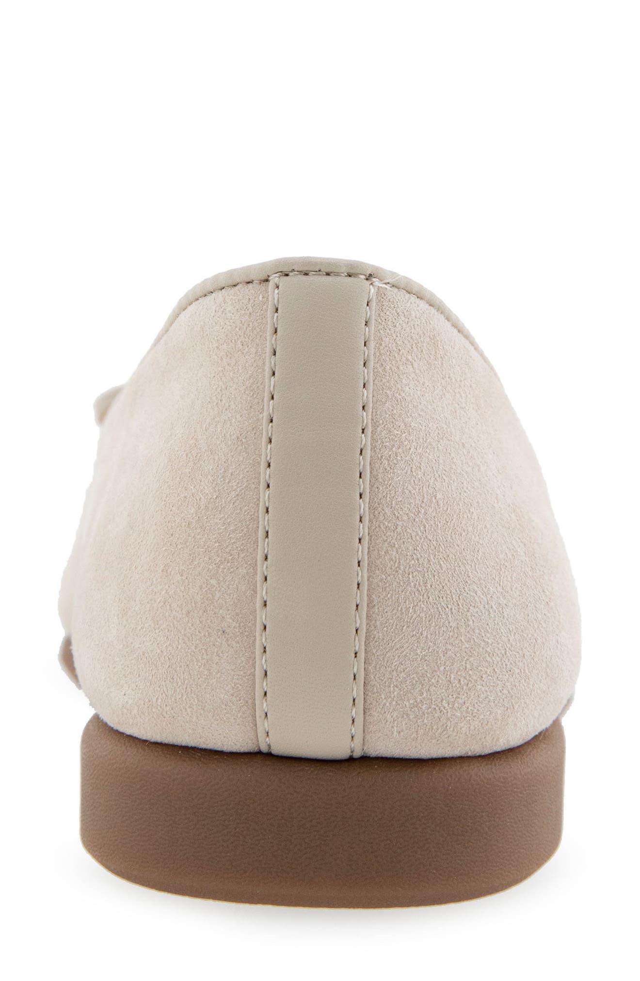 Aerosoles Novia Ballet Flat, Alternate, color, Stone Suede