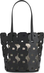 BOSS Double B Monogram Leather Tote
