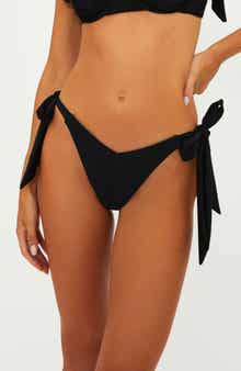 Philippa Side Tie Rib Bikini Bottoms