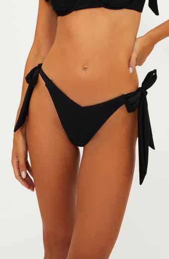 Philippa Side Tie Rib Bikini Bottoms