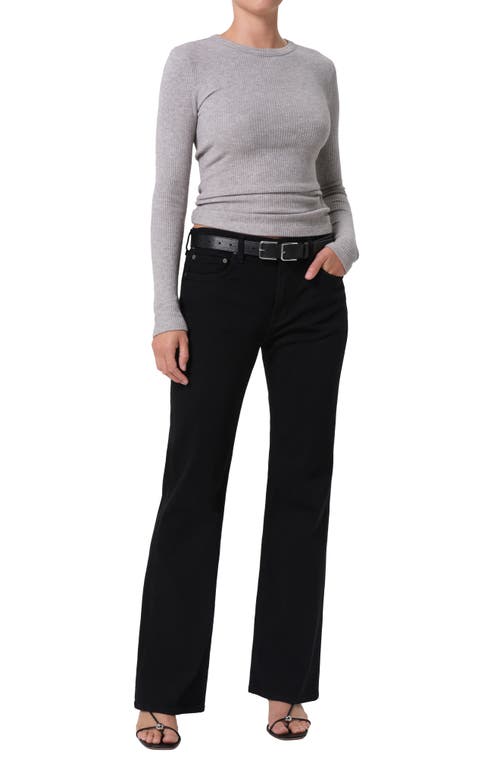 Citizen Of Humanity Citizens Of Humanity Bina Rib Crewneck Sweater In Gray