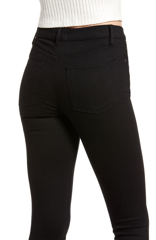 Reformation Harper High & Skinny Jeans In Black