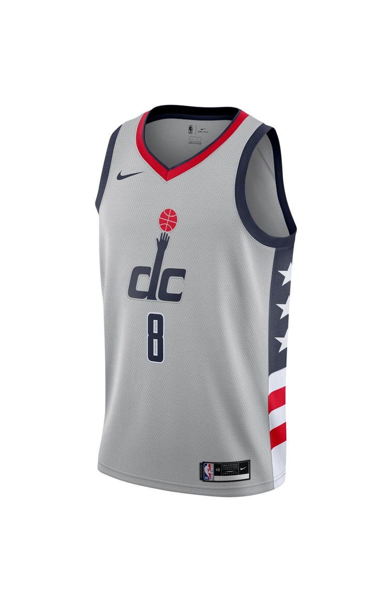 Nike Men's Nike Rui Hachimura Gray Washington Wizards 2020/21 Swingman Player Jersey - City Edition, Alternate, color, 