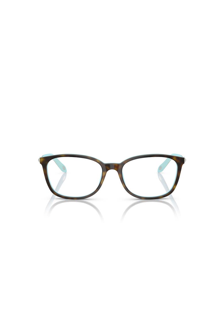 53mm Square optical glasses, Alternate, color, Brown