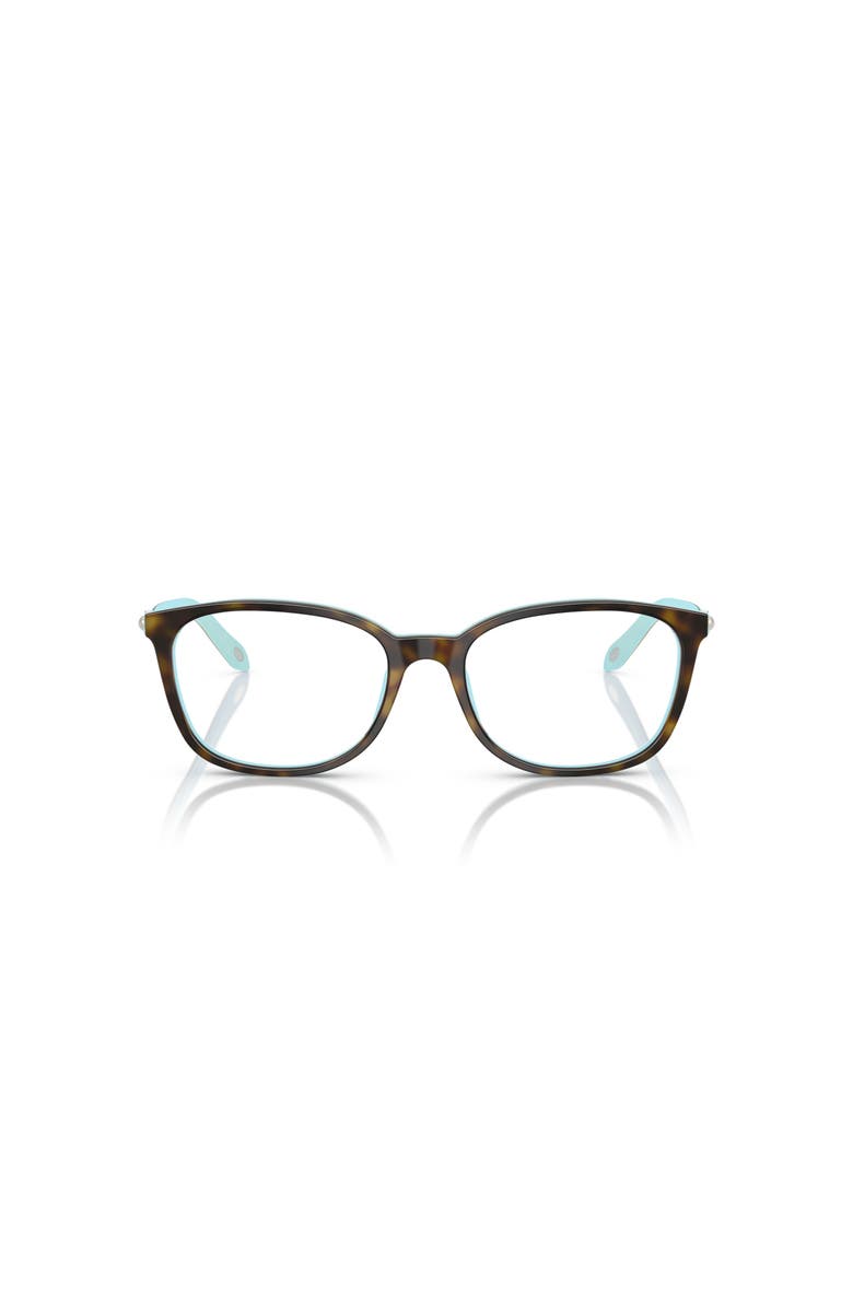 Tiffany & Co. 53mm Square optical glasses, Alternate, color, Brown